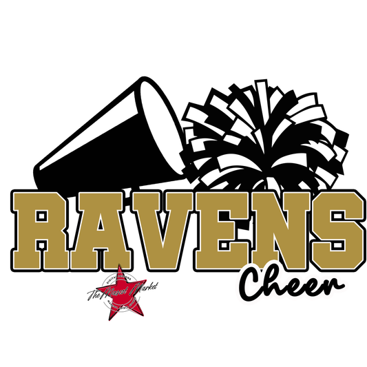 Ravens Varsity Cheer-Gold