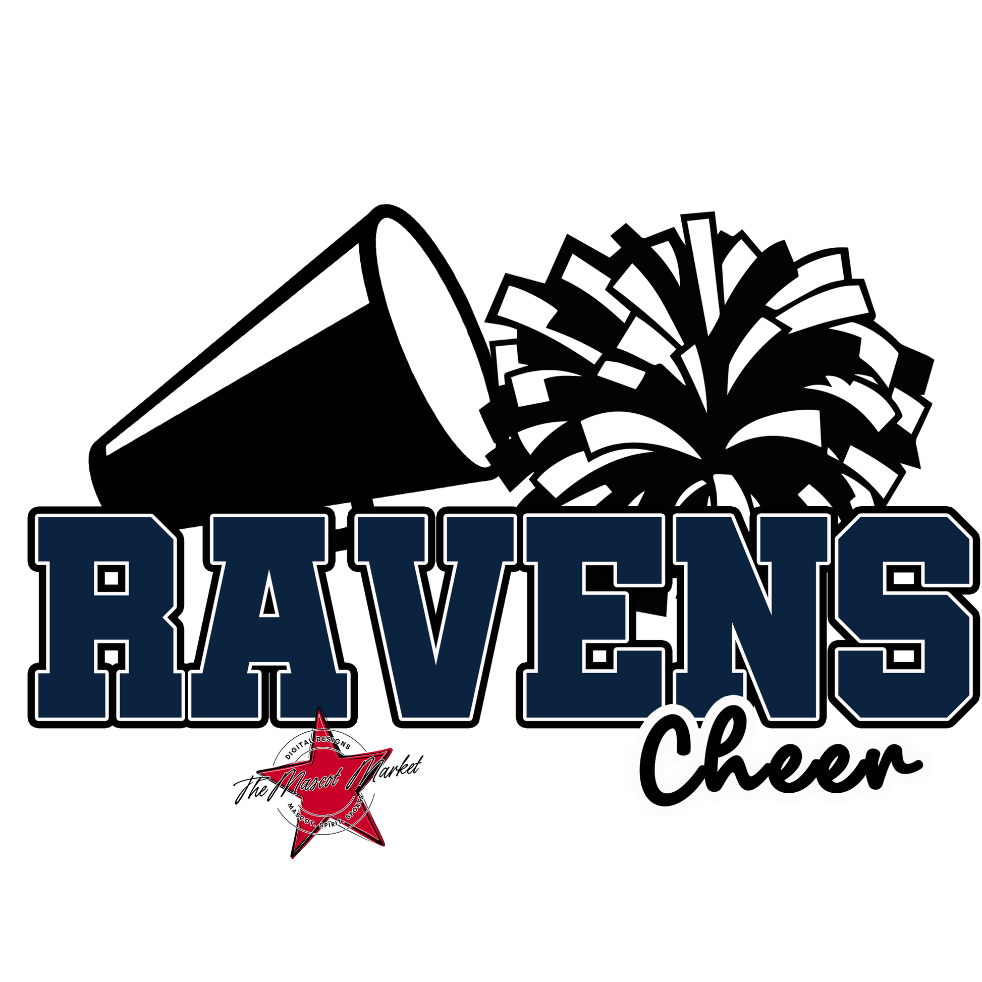 Ravens Varsity Cheer-Navy