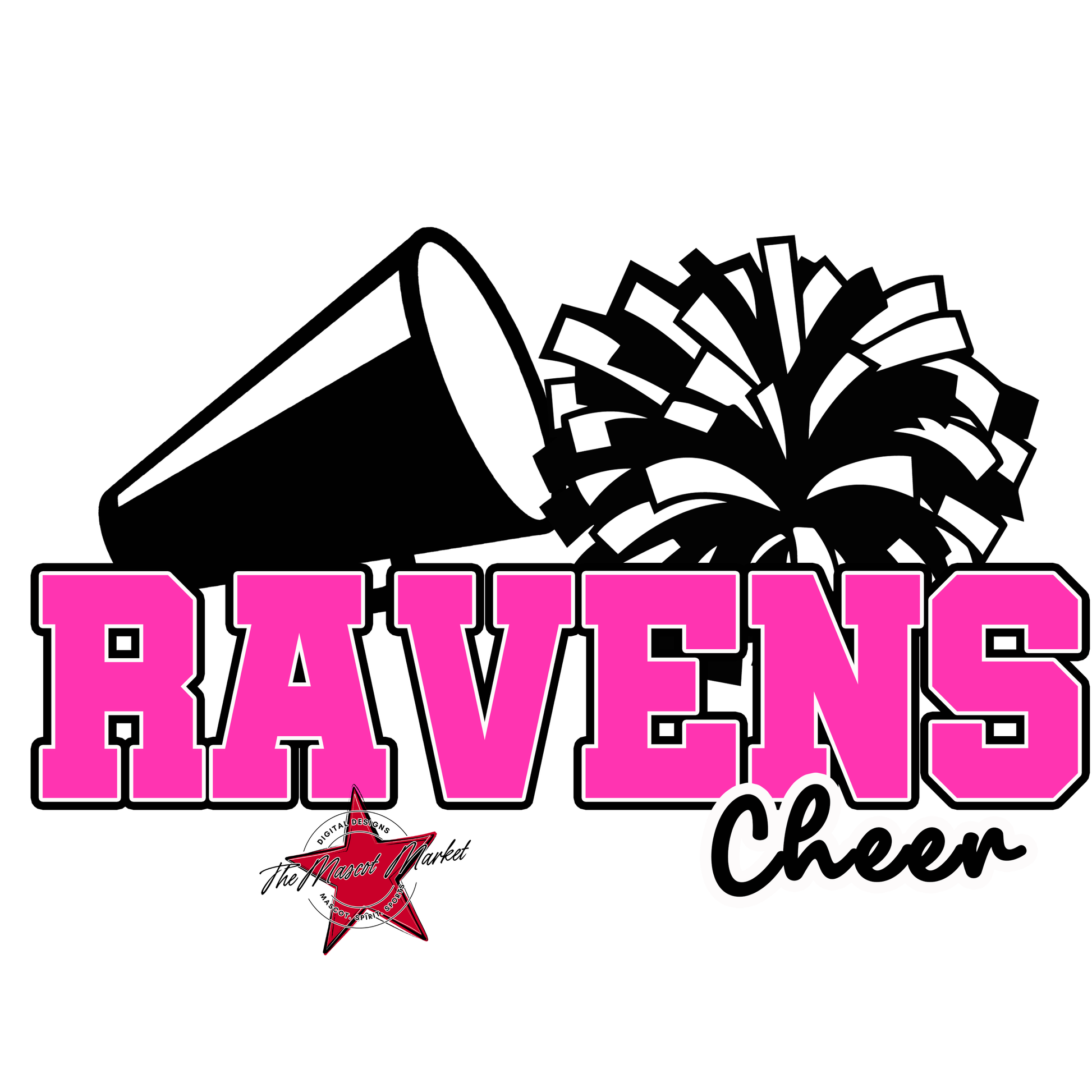 Ravens Varsity Cheer-Pink