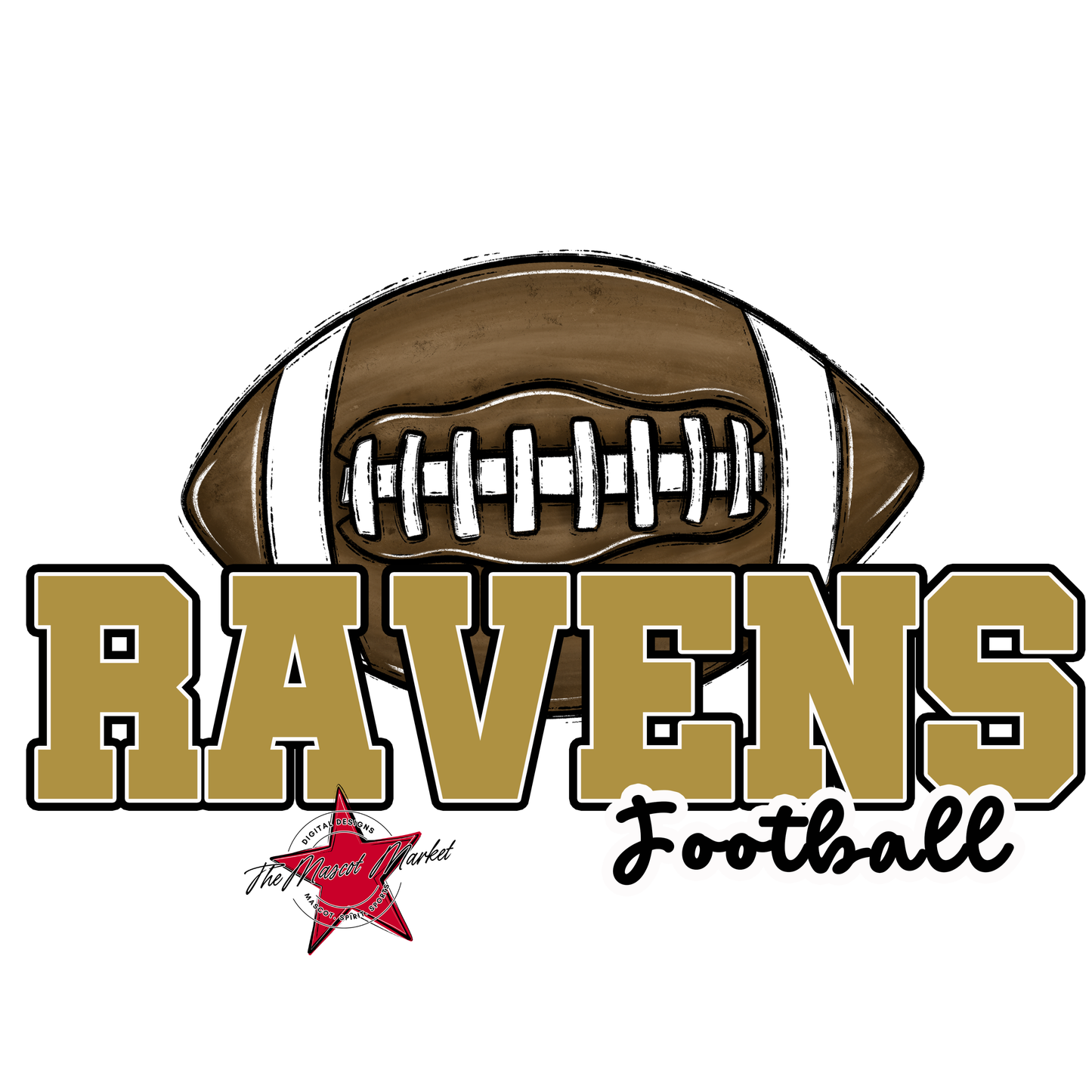 Ravens Varsity Football-Gold