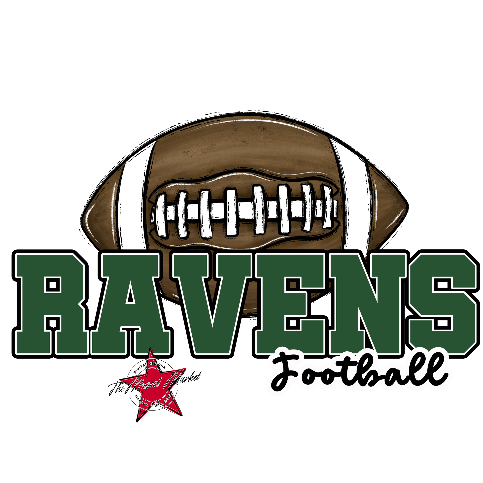 Ravens Varsity Football-Green