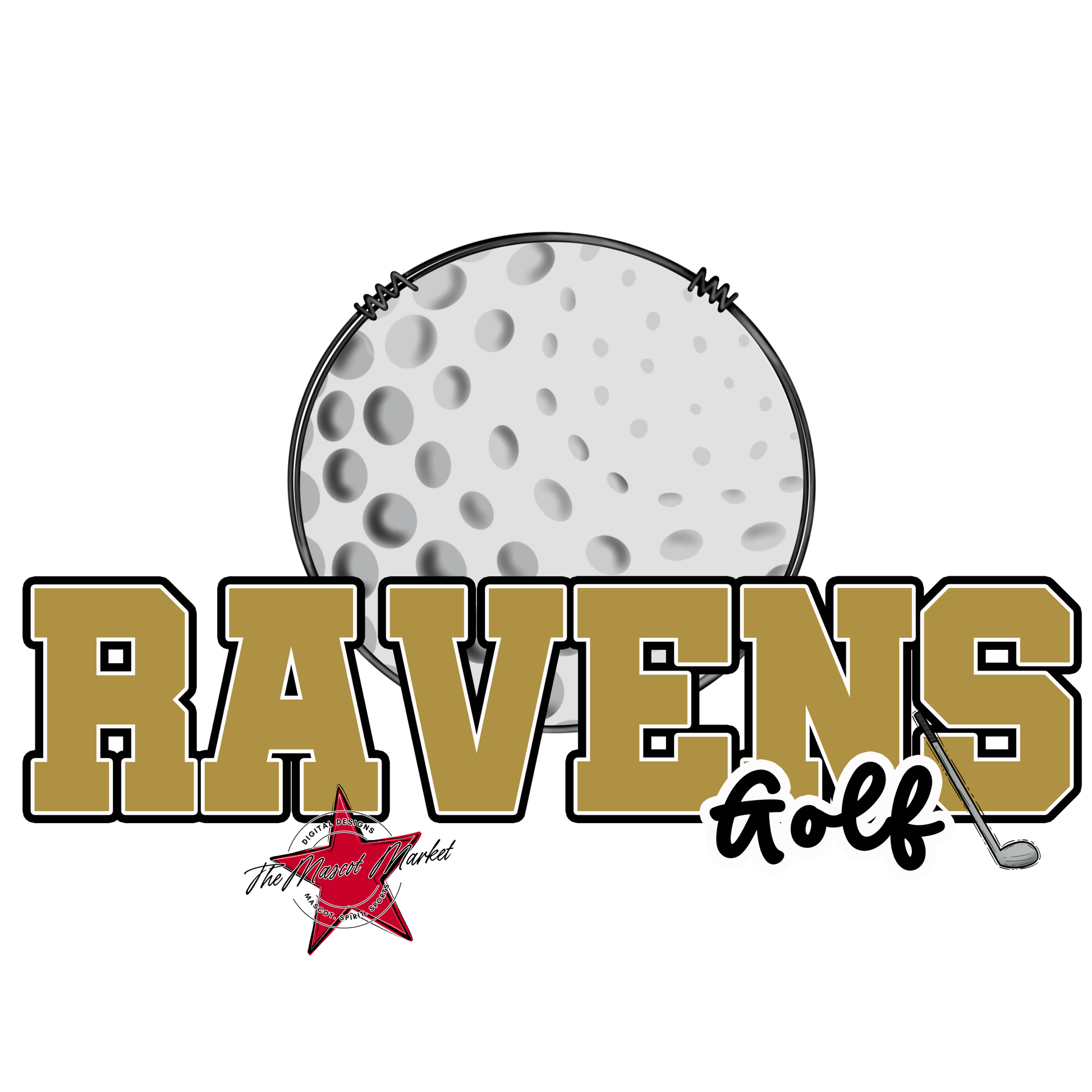 Ravens Varsity Golf-Gold