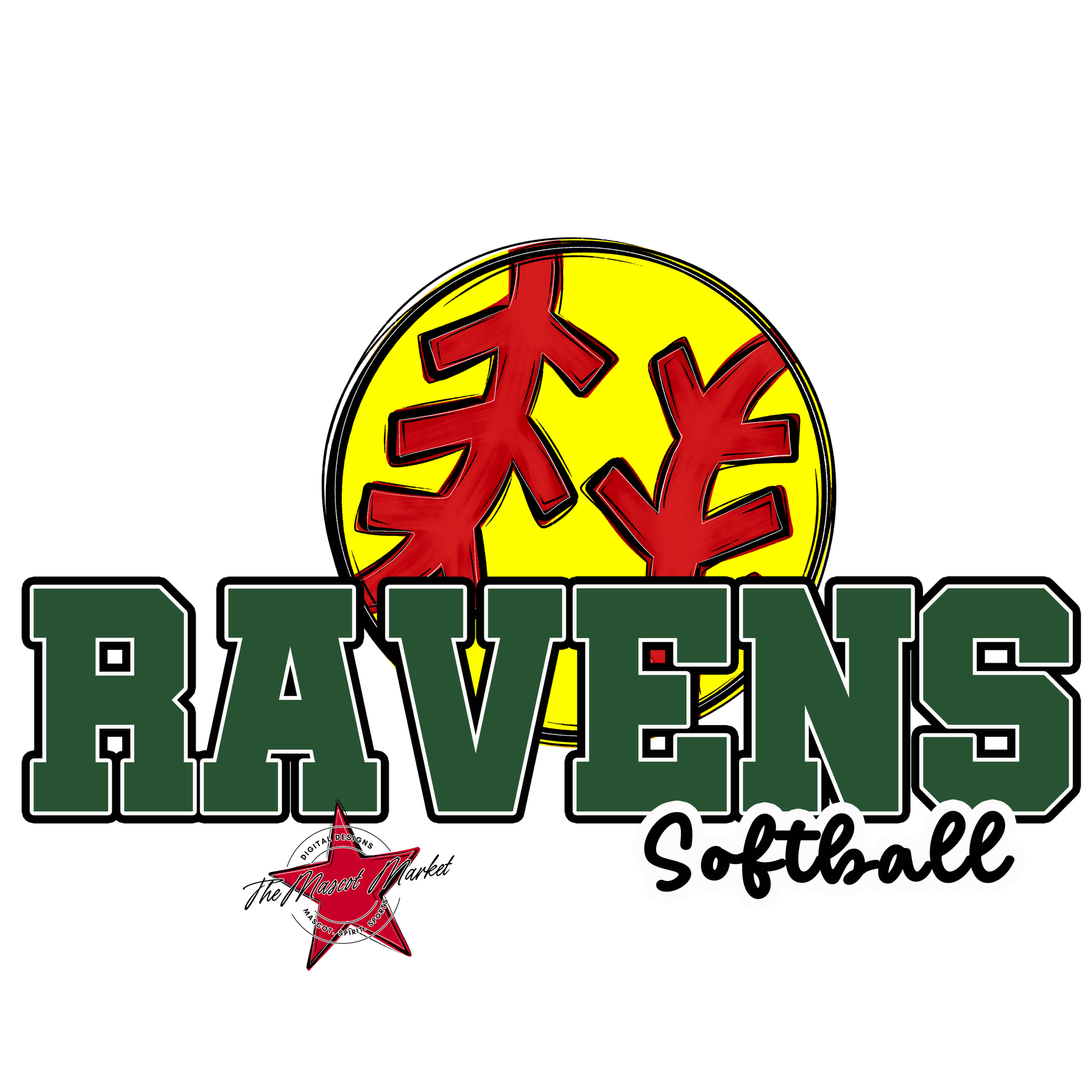 Ravens Varsity Softball-Green