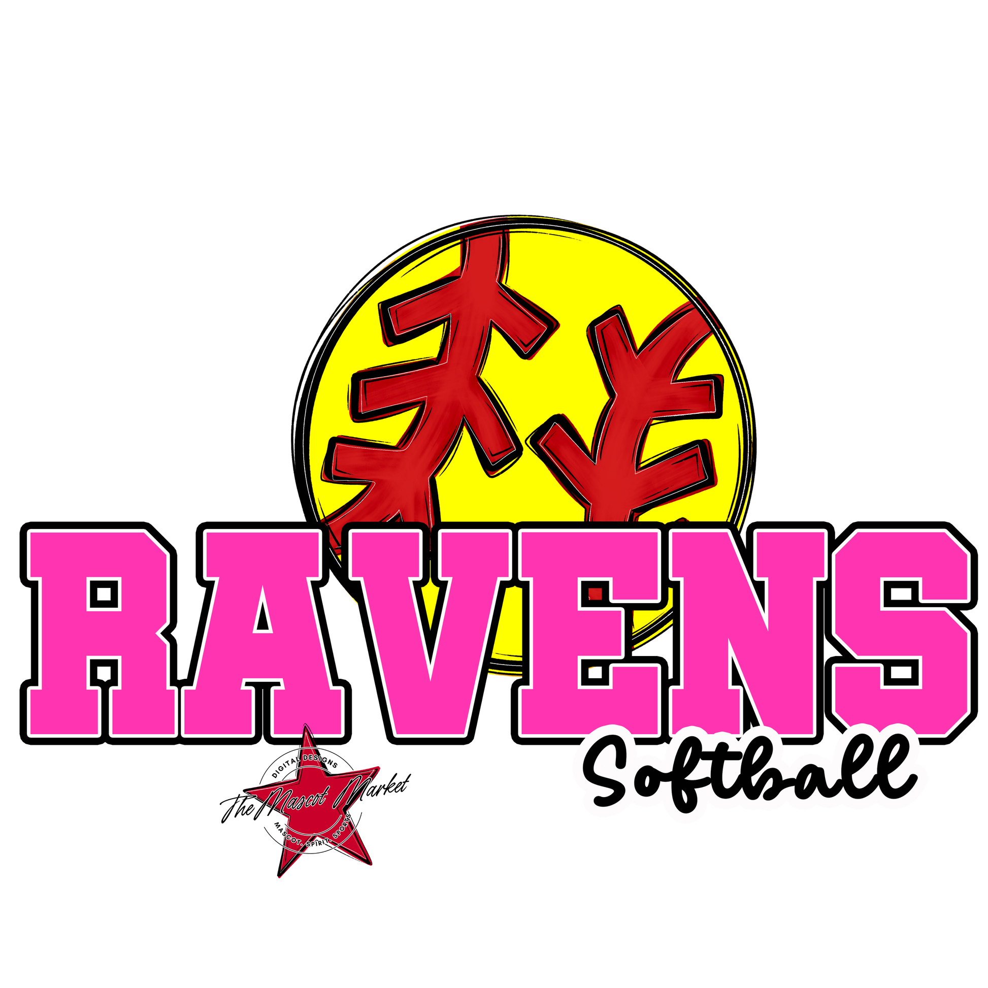 Ravens Varsity Softball-Pink