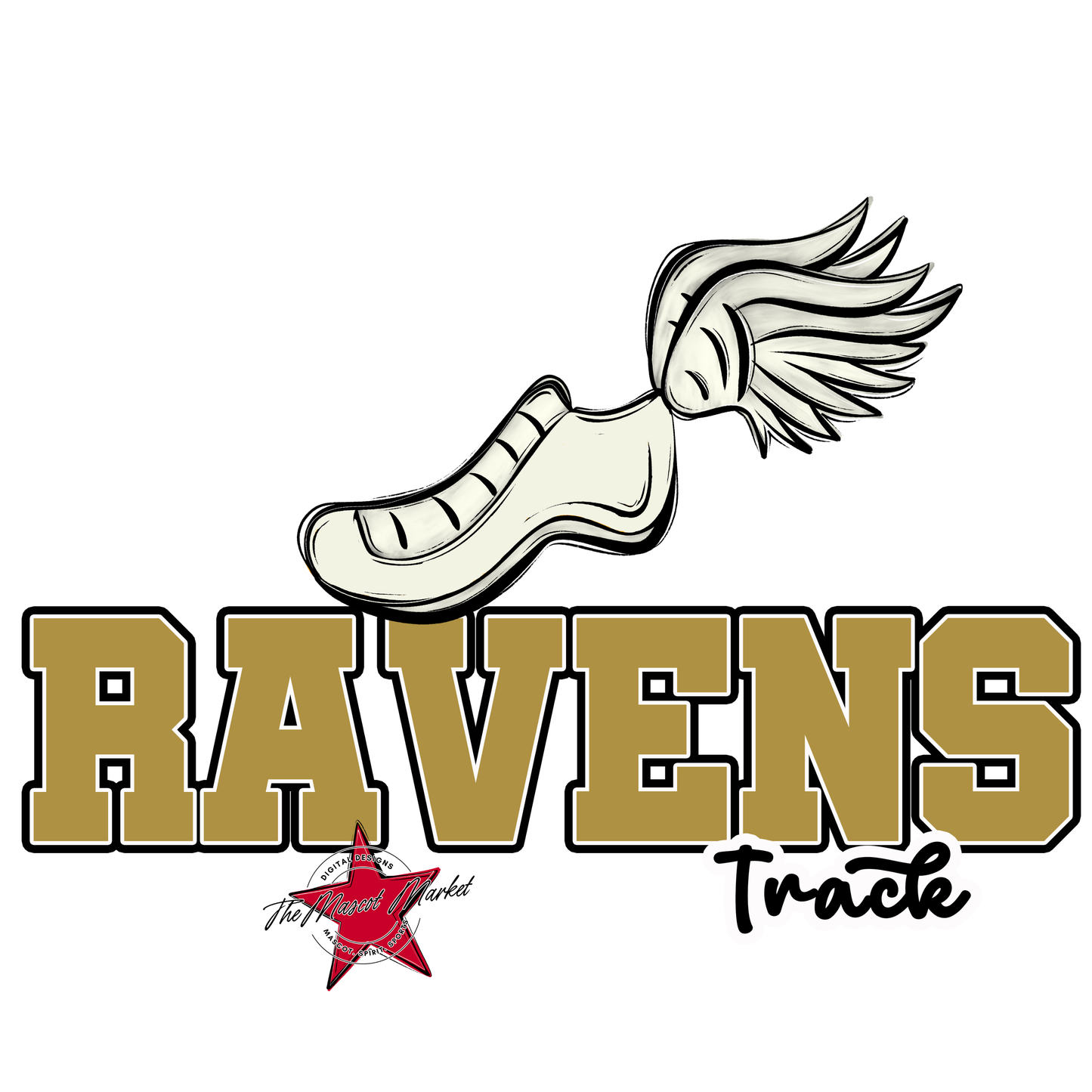 Ravens Varsity Track-Gold