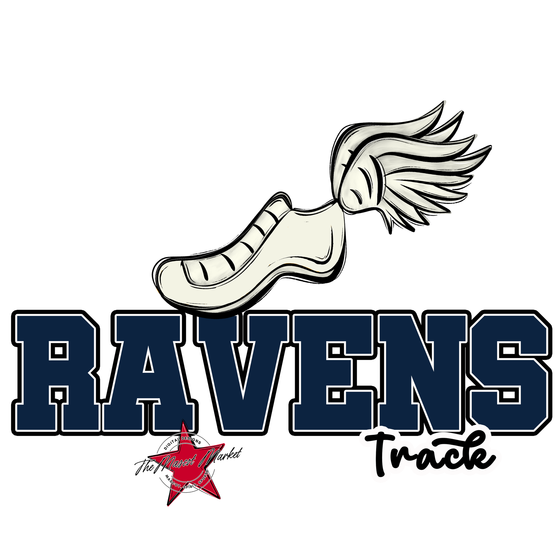 Ravens Varsity Track-Navy