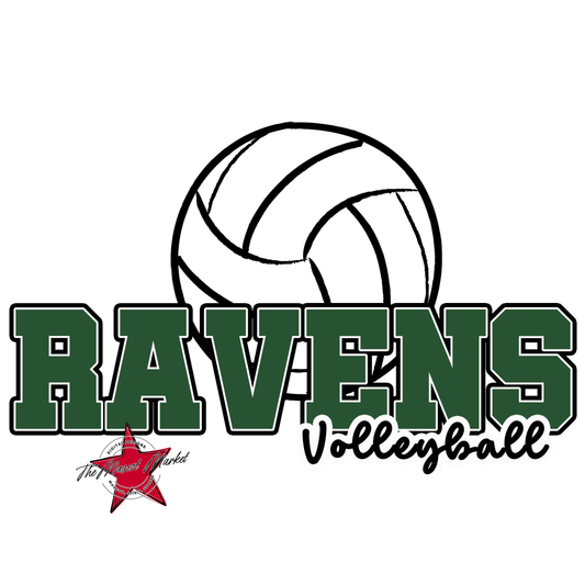 Ravens Varsity Volleyball-Green