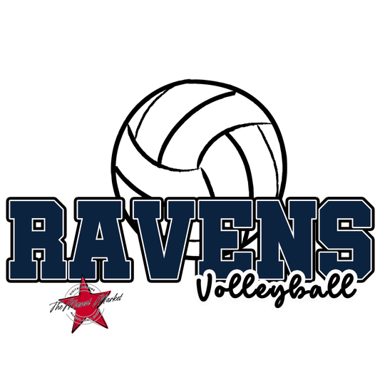 Ravens Varsity Volleyball-Navy