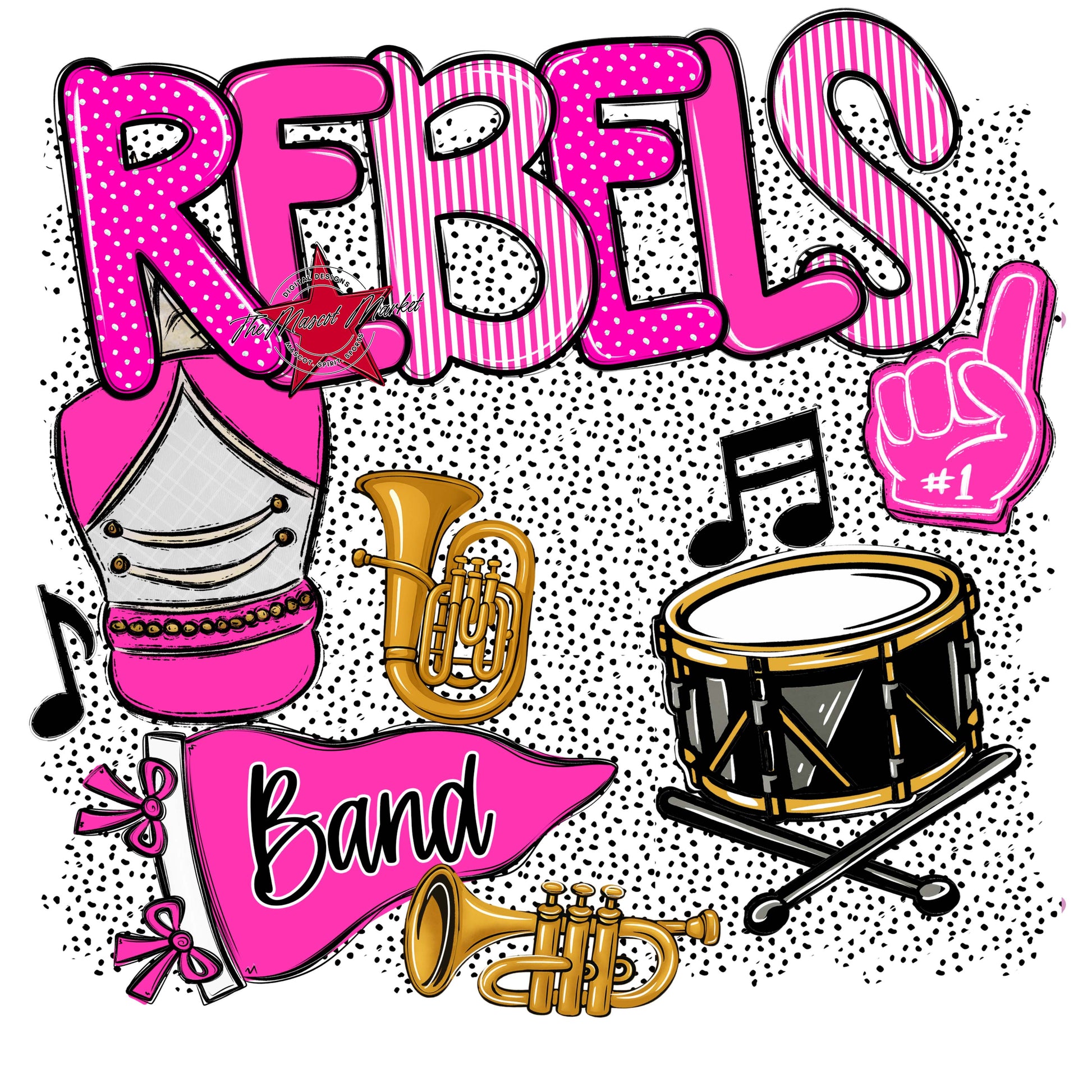 Rebels Band Spirit-Pink