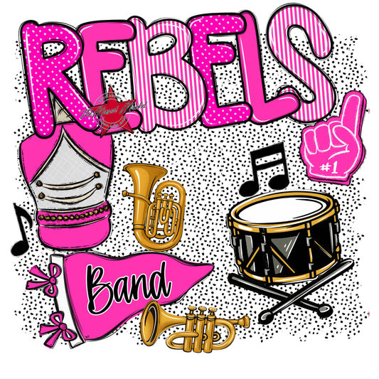 Rebels Band Spirit-Pink