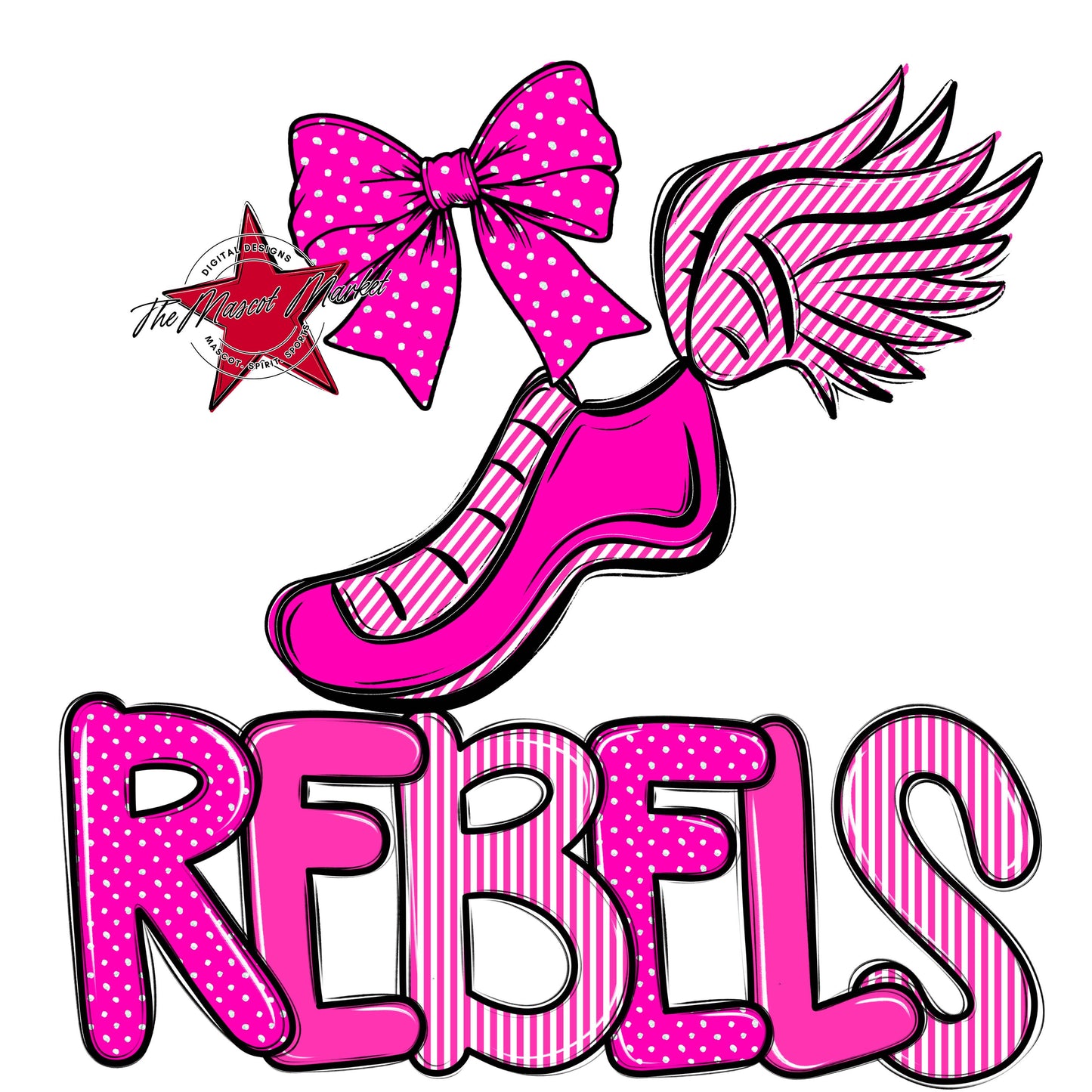 Rebels Track Spirit Design-Pink