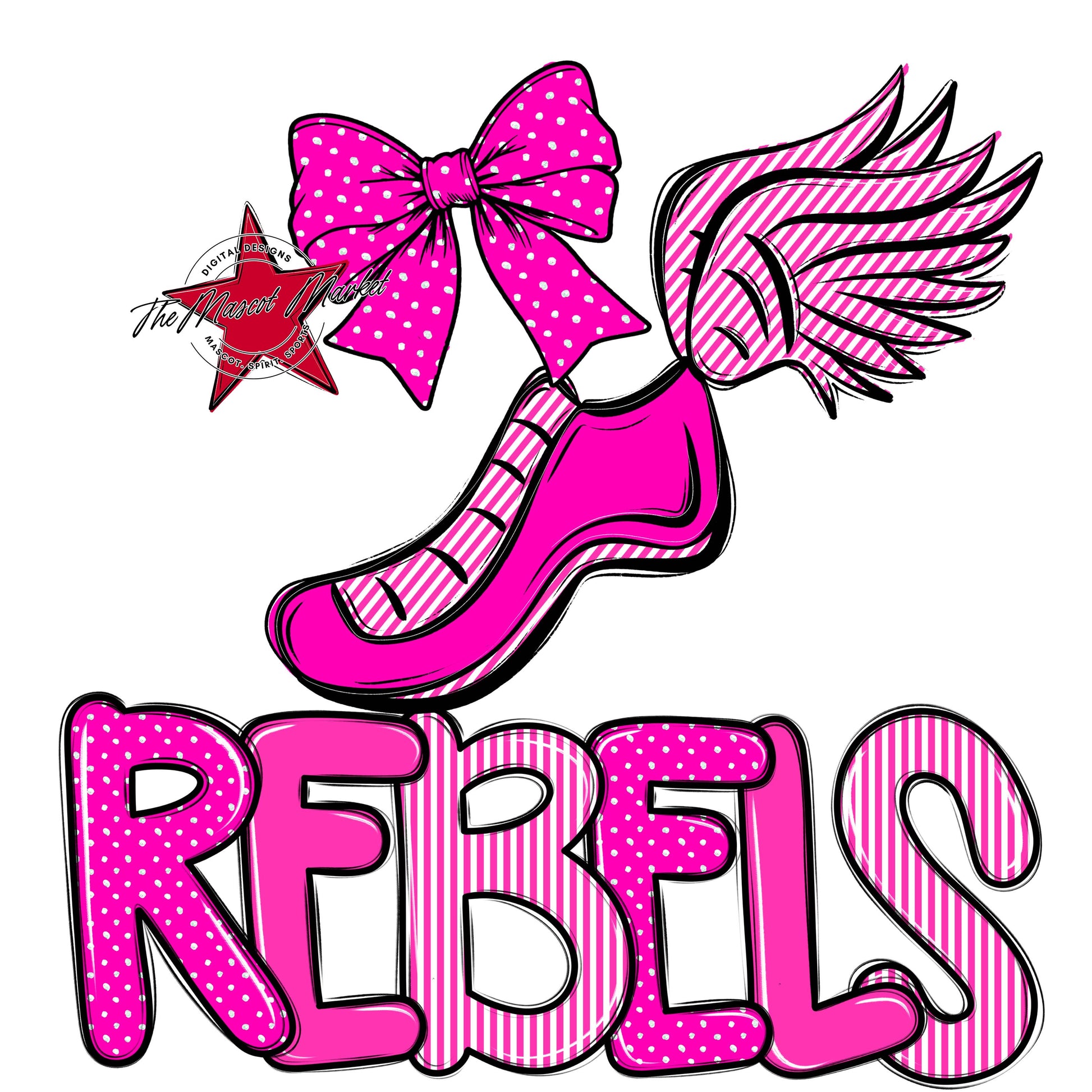 Rebels Track Spirit Design-Pink