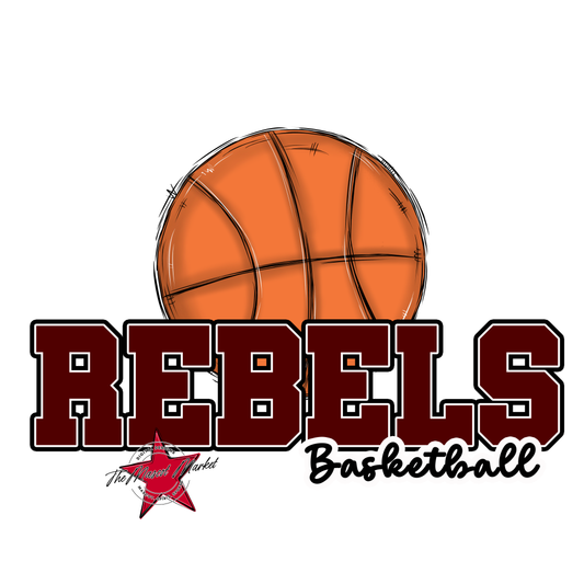 Rebels Varsity Basketball-Maroon