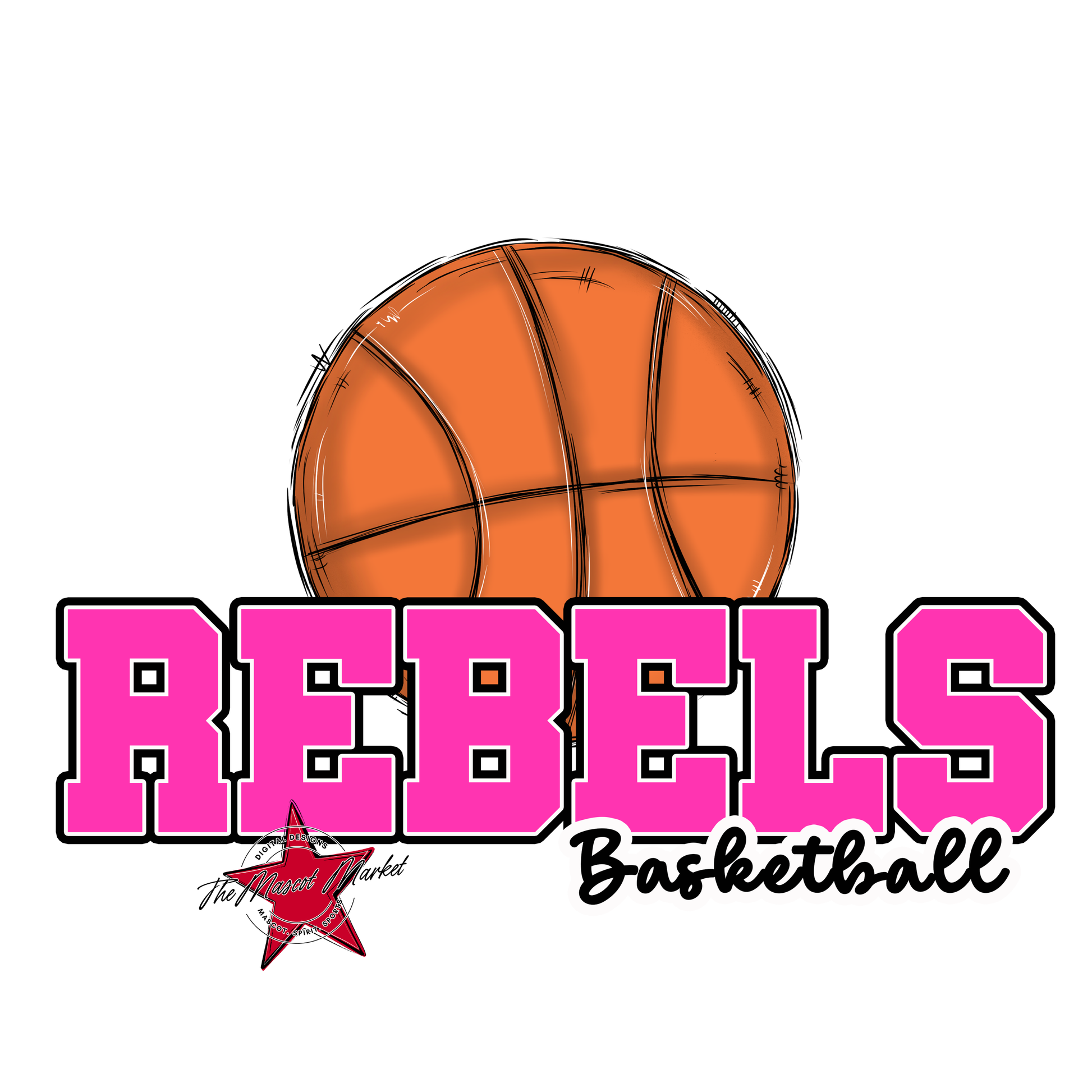 Rebels Varsity Basketball-Pink