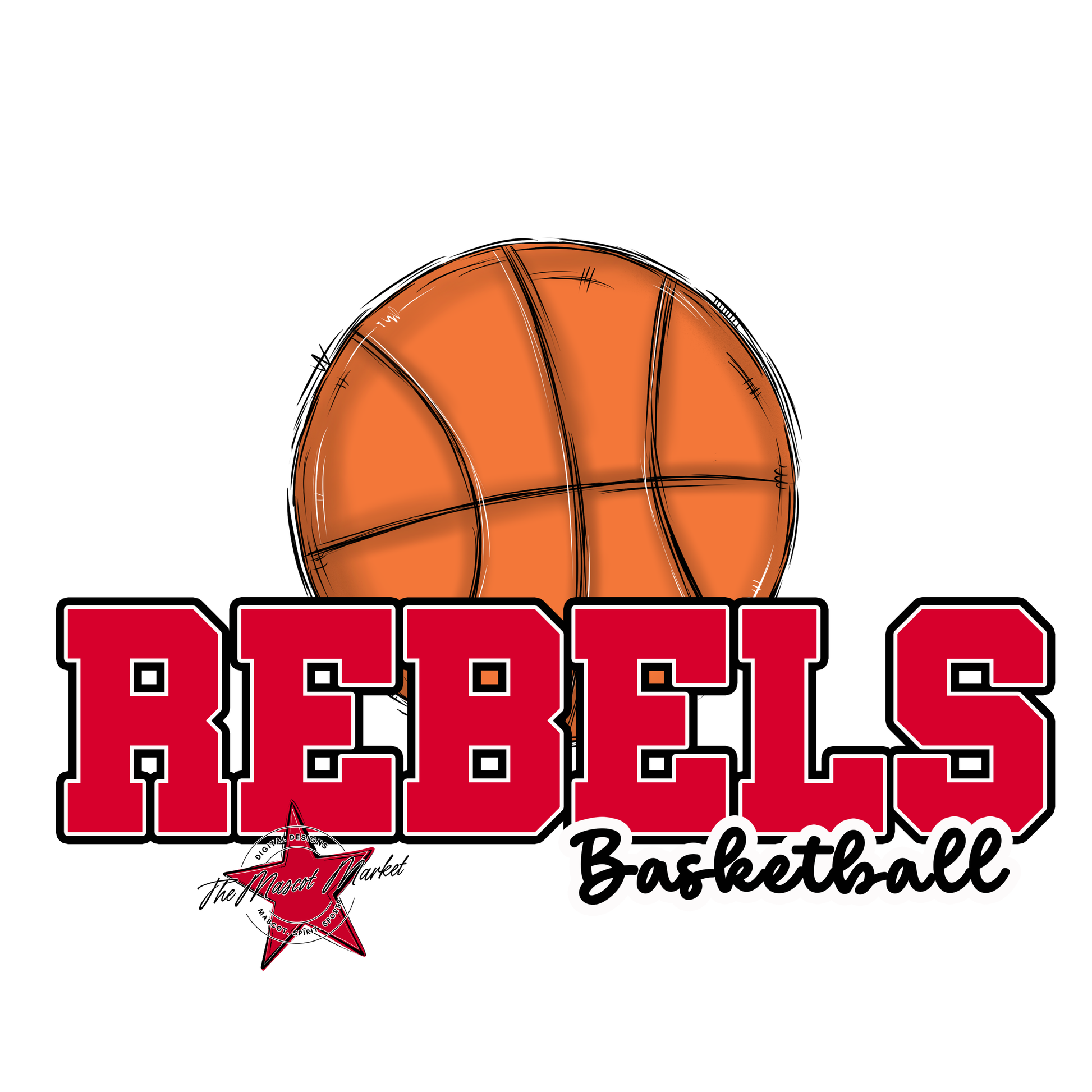 Rebels Varsity Basketball-Red