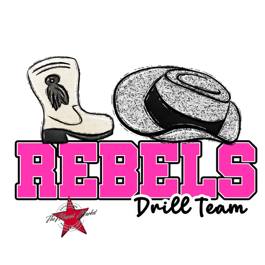 Rebels Varsity Drillteam-Pink