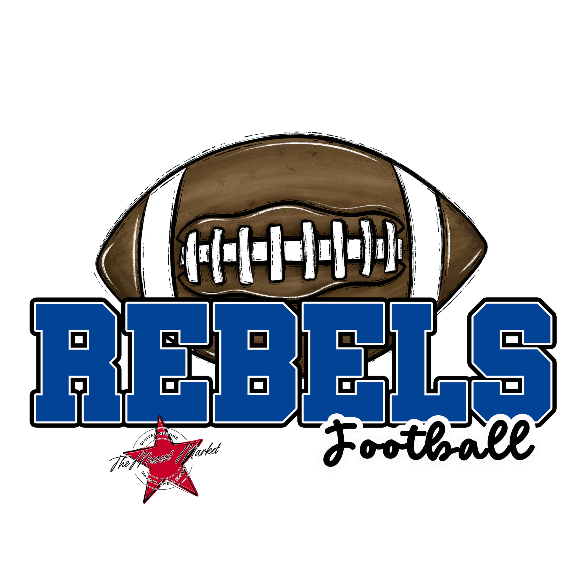 Rebels Varsity Football-Off Blue