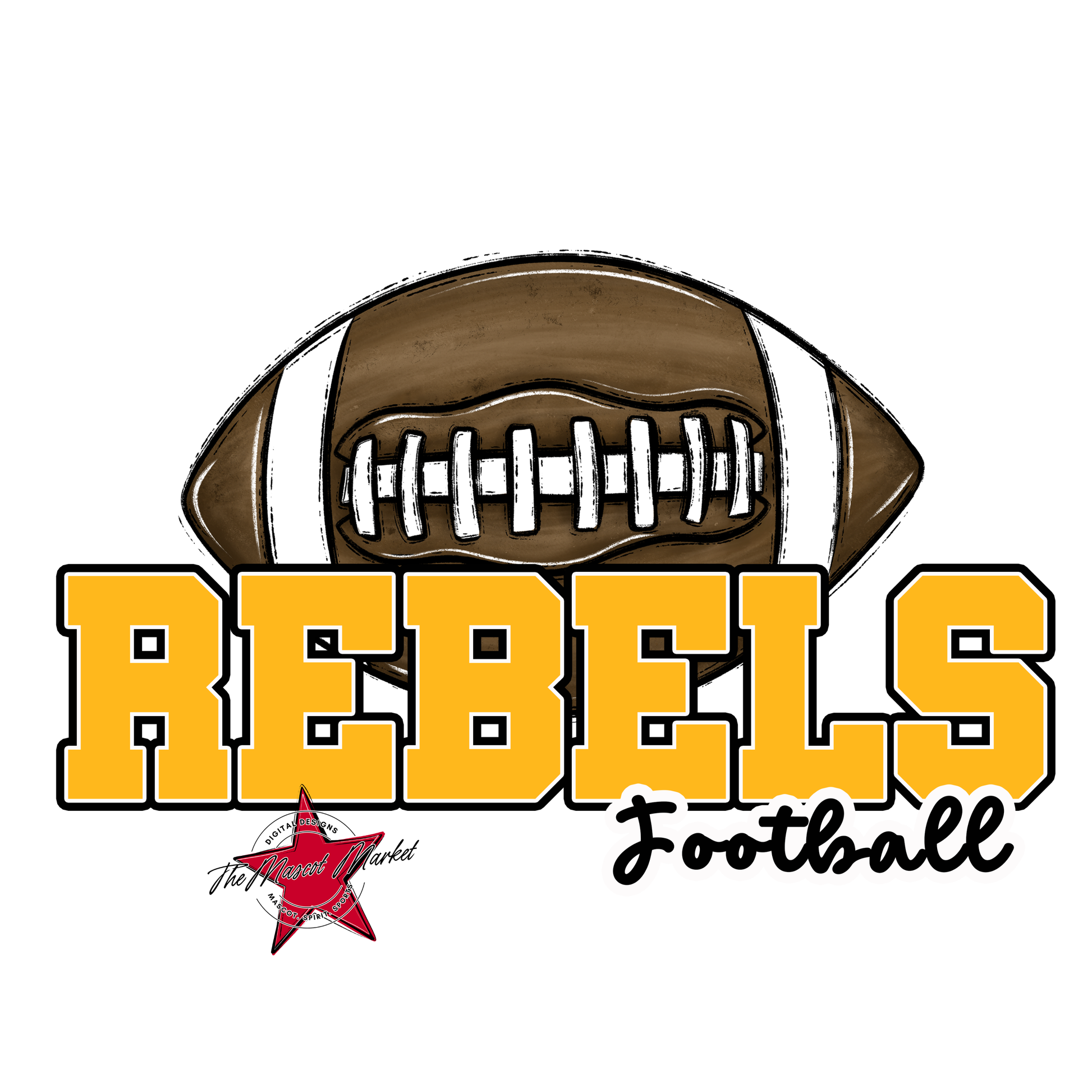 Rebels Varsity Football-Yellow