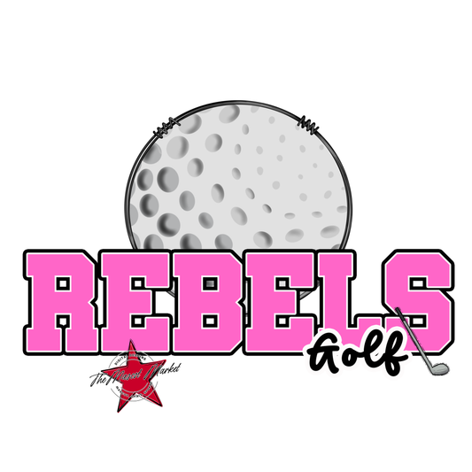 Rebels Varsity Golf-Baby Pink