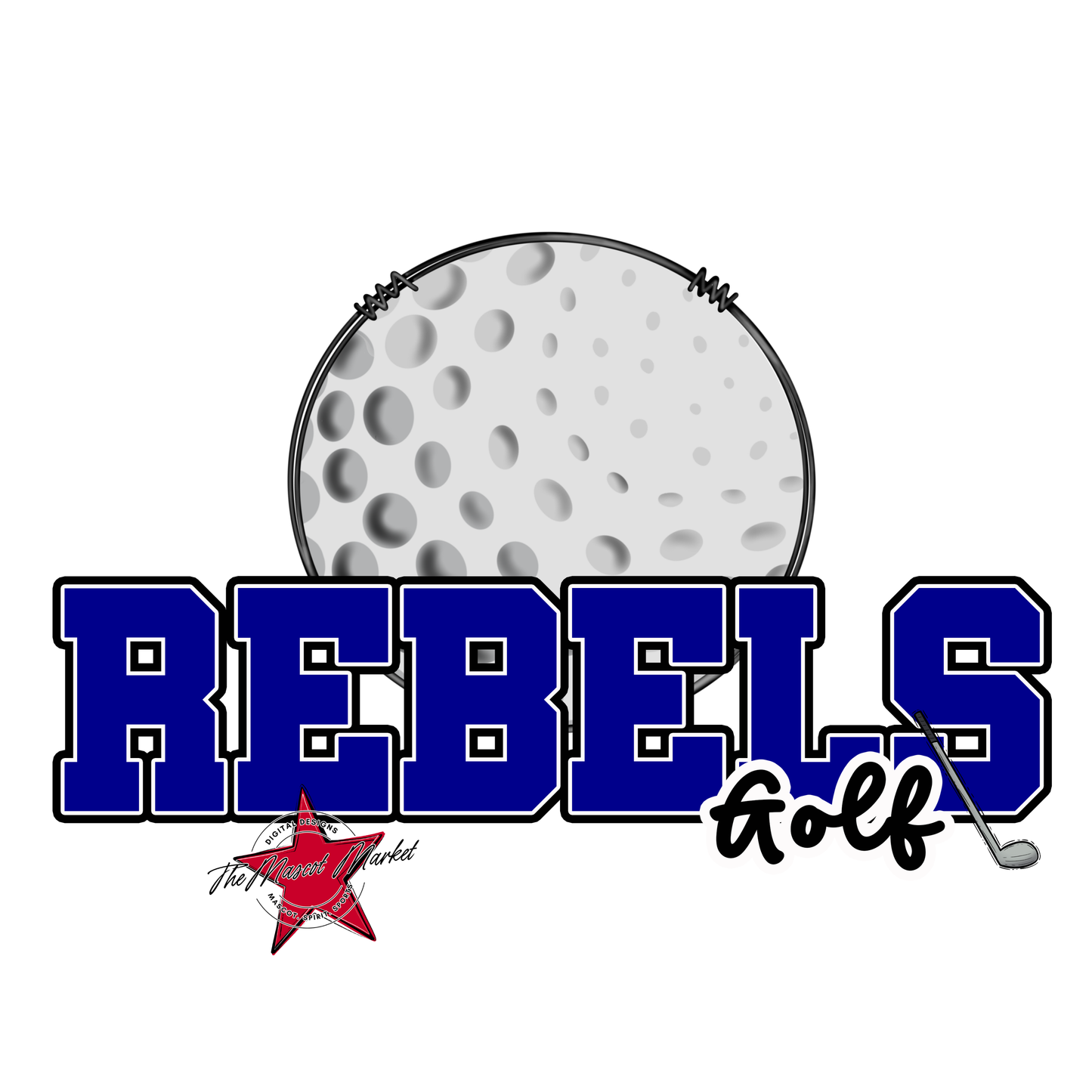 Rebels Varsity Golf-Blue