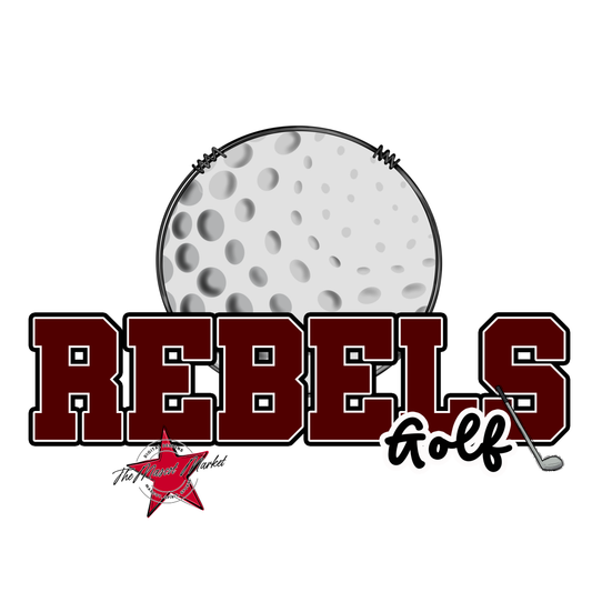 Rebels Varsity Golf-Maroon