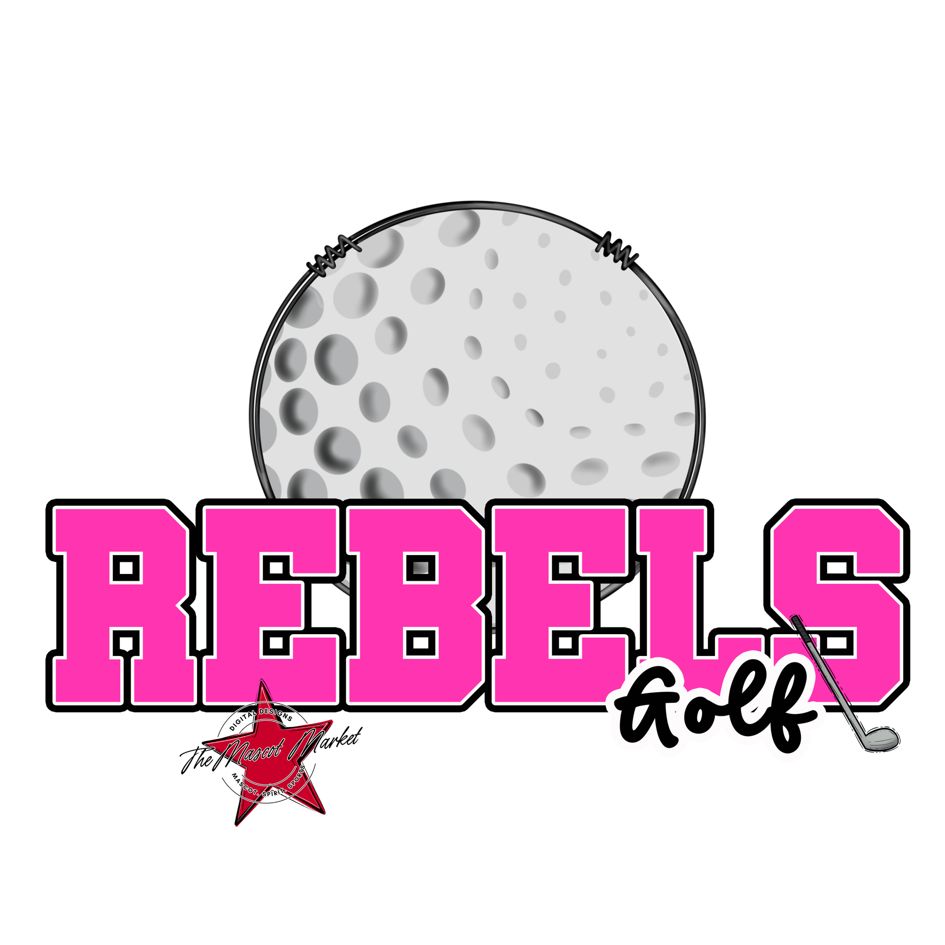 Rebels Varsity Golf-Pink