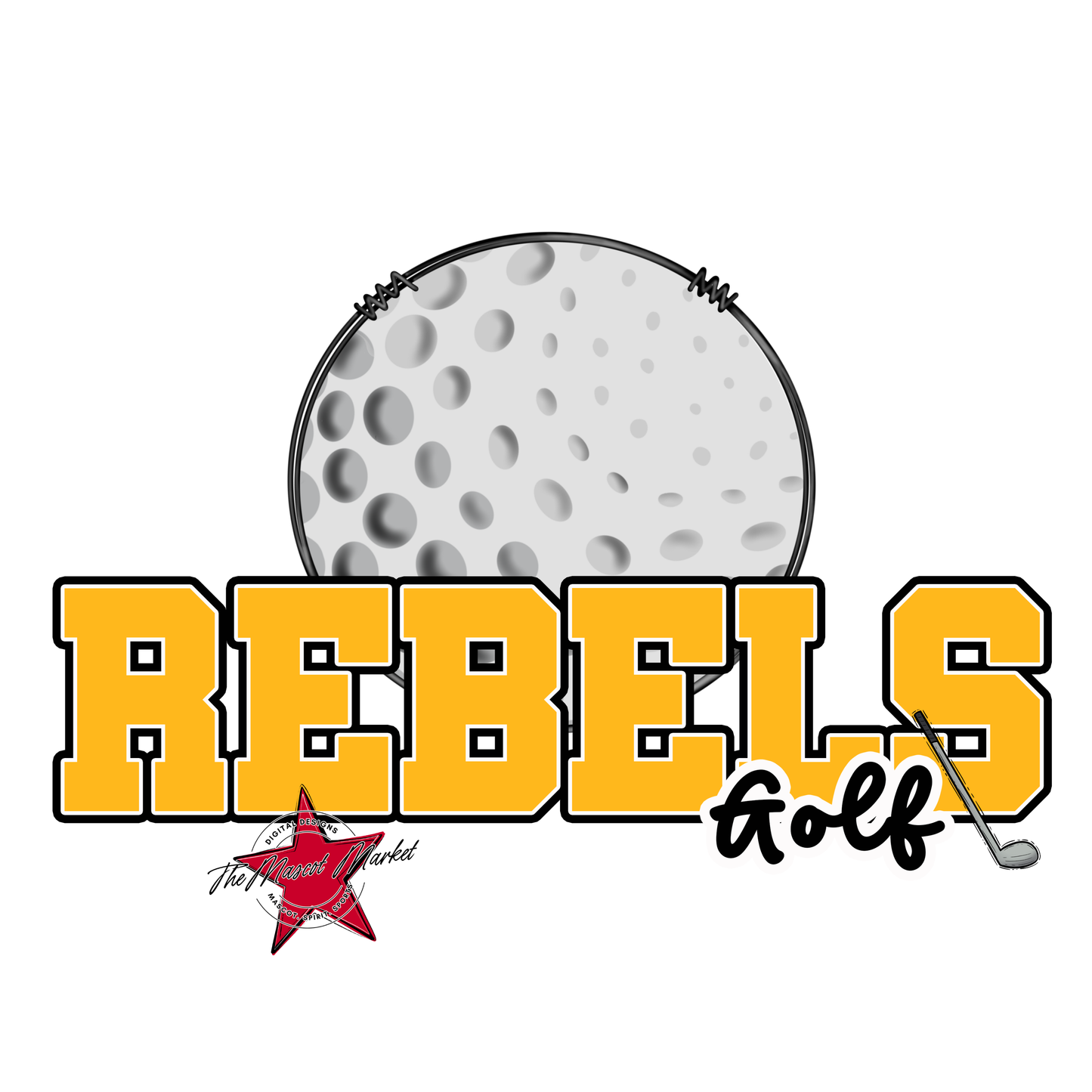 Rebels Varsity Golf-Yellow