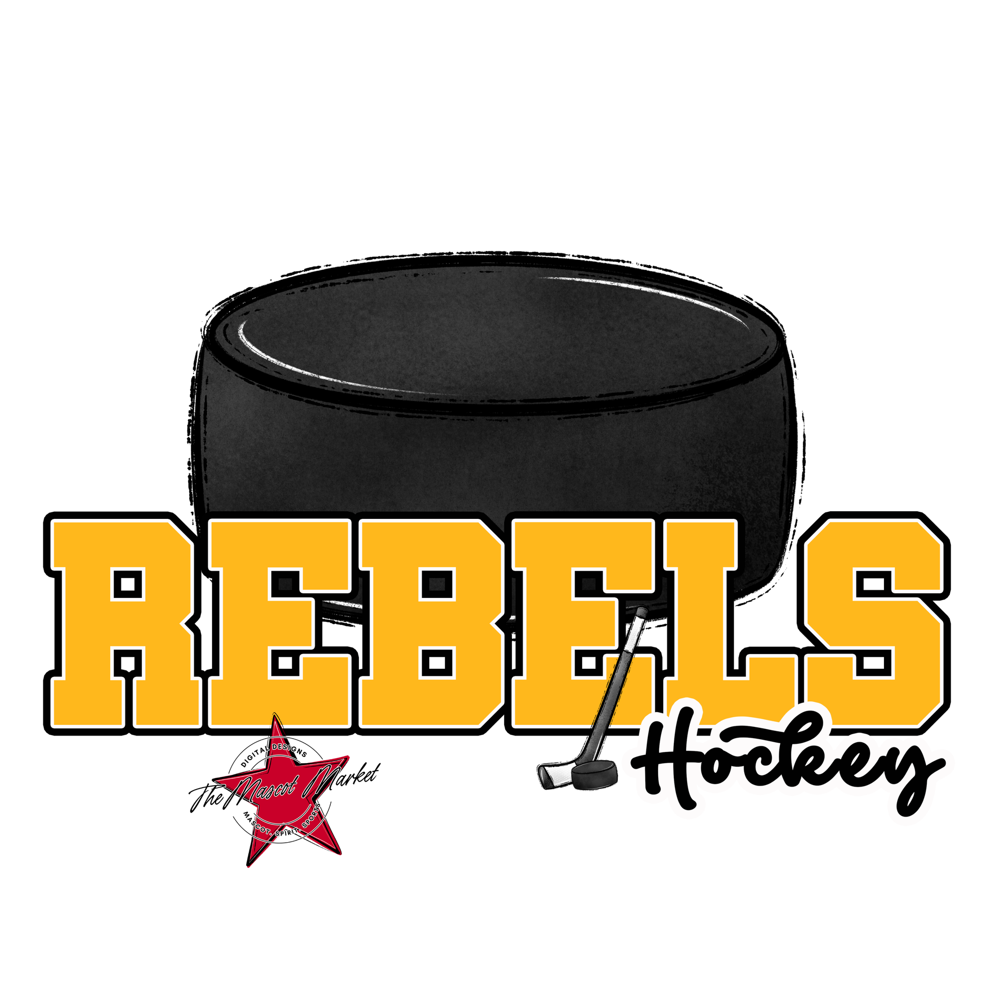 Rebels Varsity Hockey-Yellow