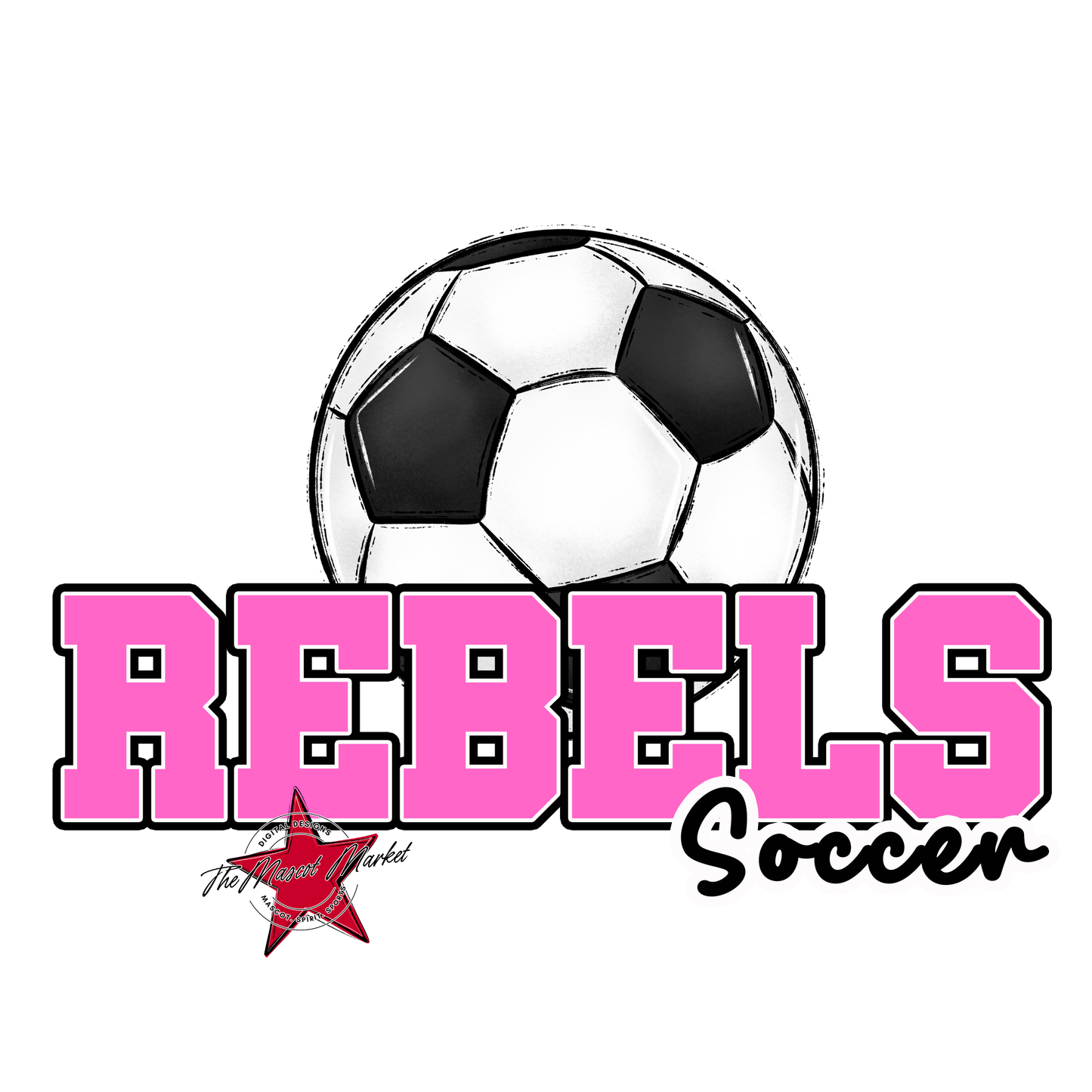 Rebels Varsity Soccer-Baby Pink