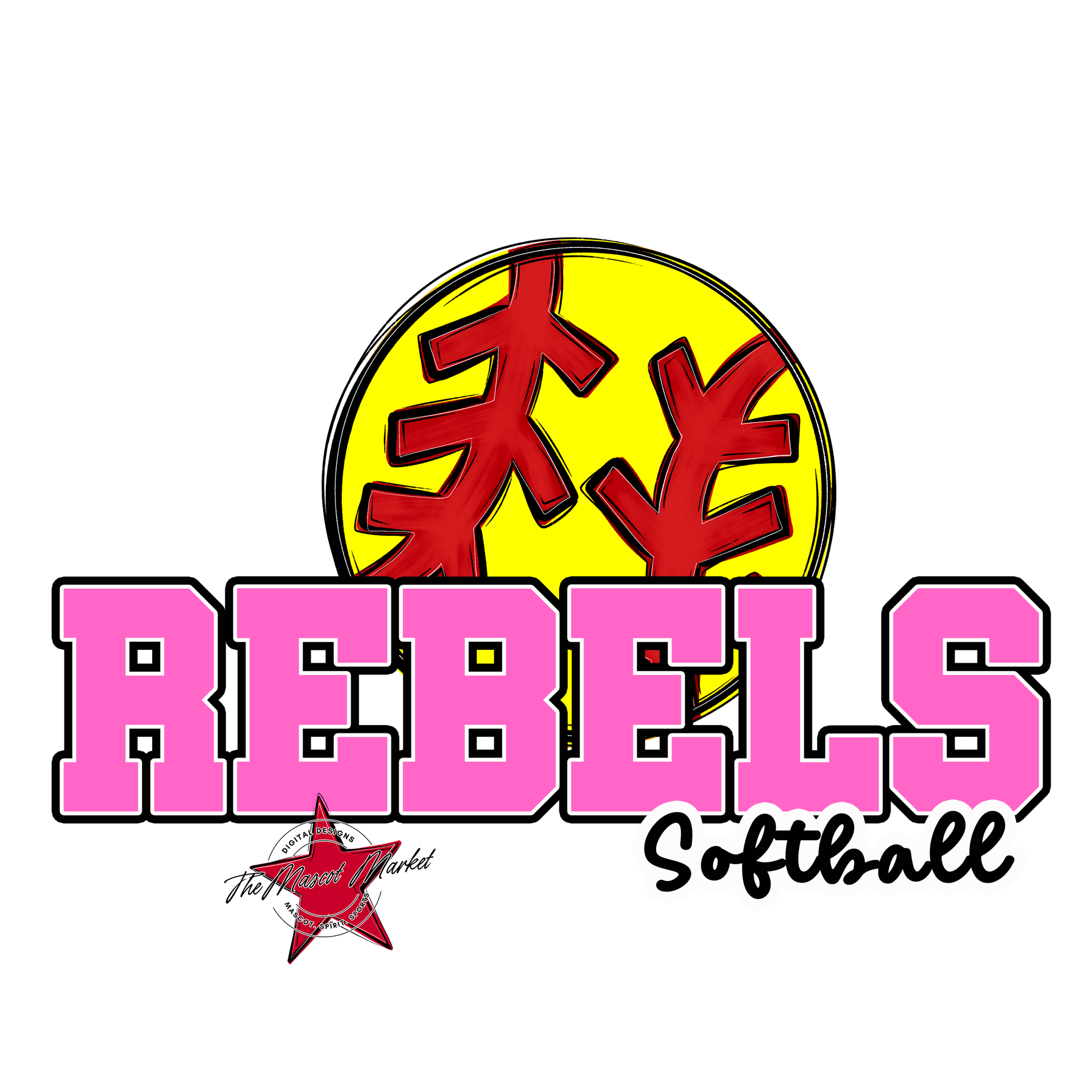 Rebels Varsity Softball-Baby Pink