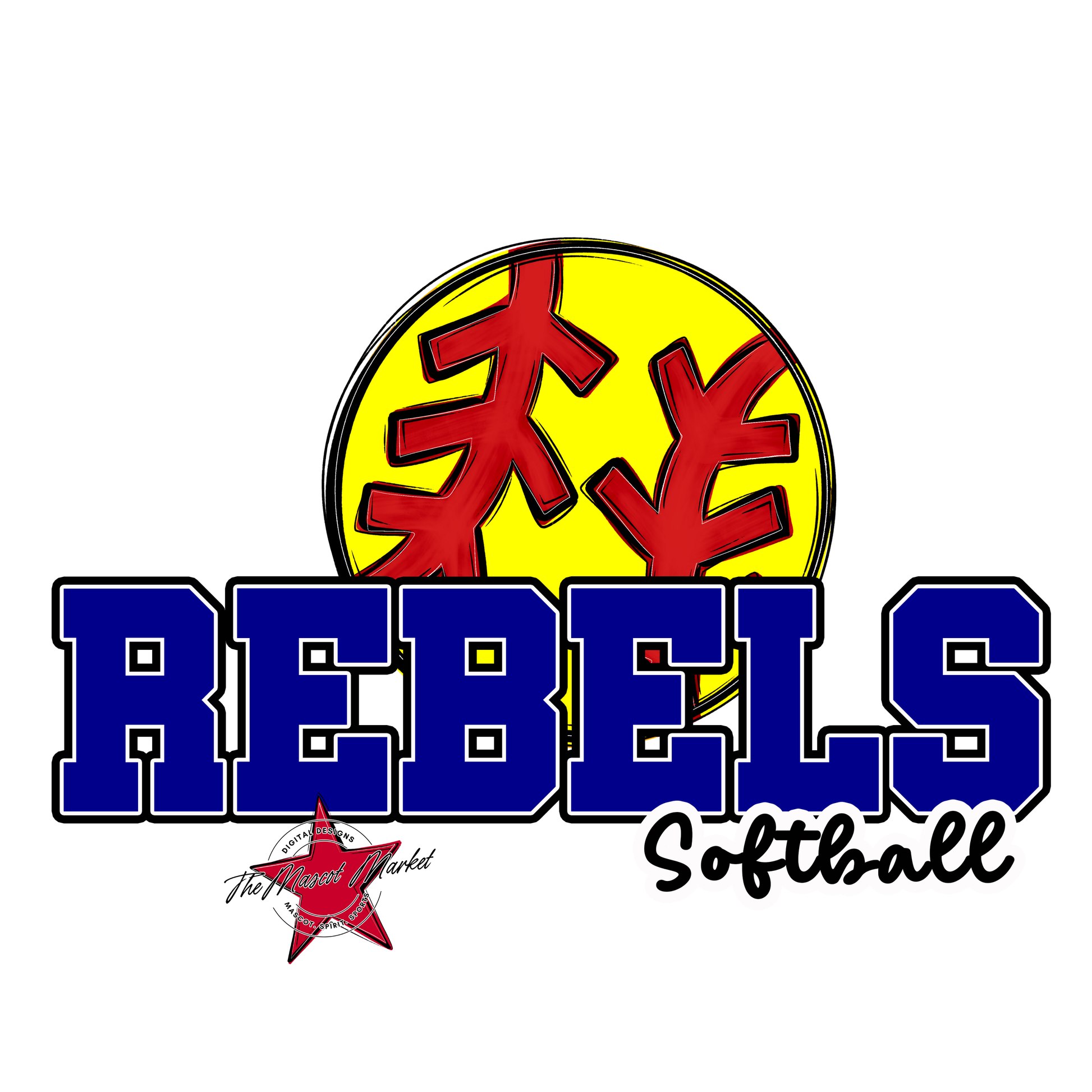 Rebels Varsity Softball-Blue