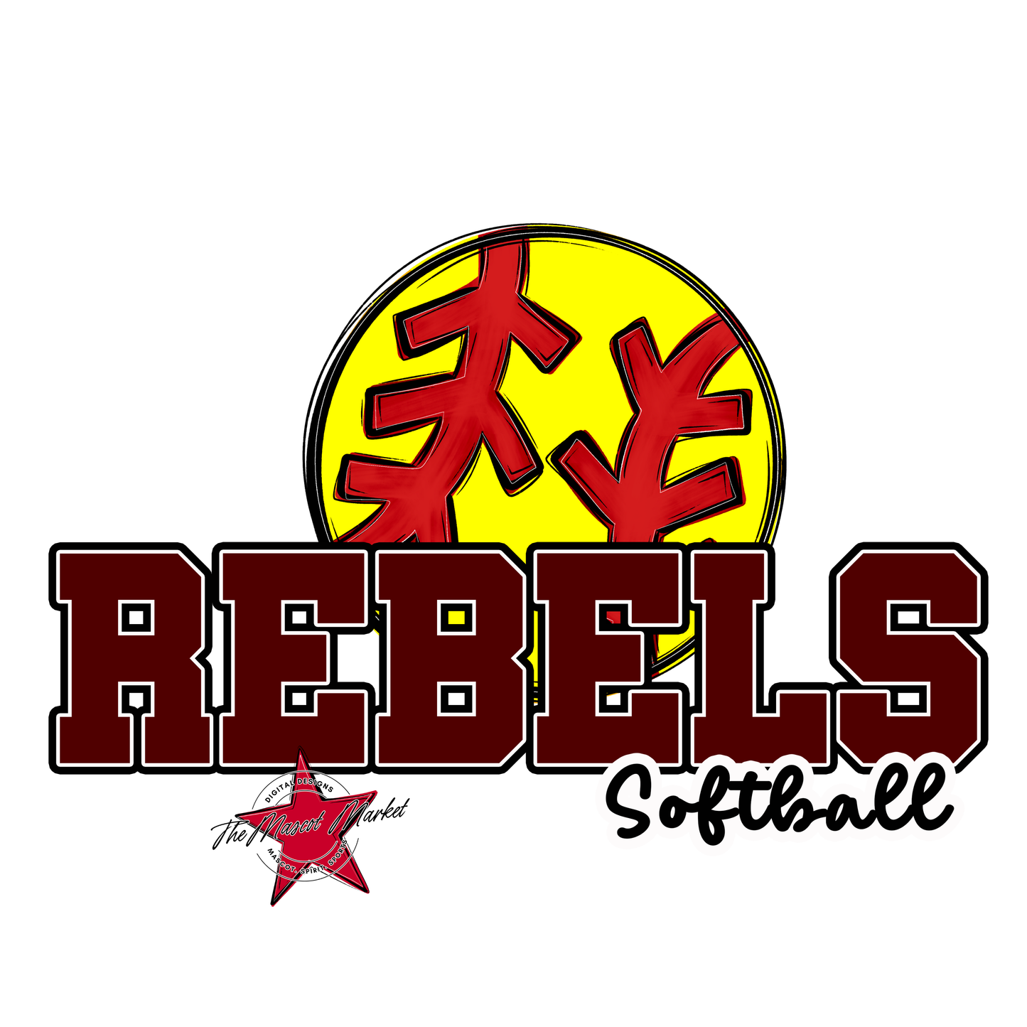 Rebels Varsity Softball-Maroon
