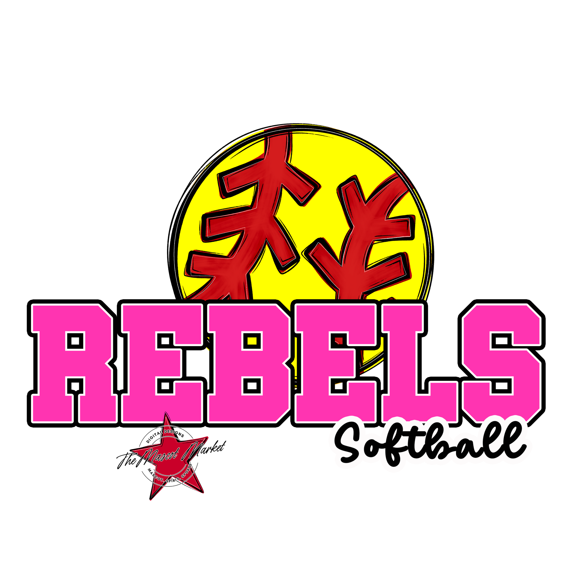 Rebels Varsity Softball-Pink