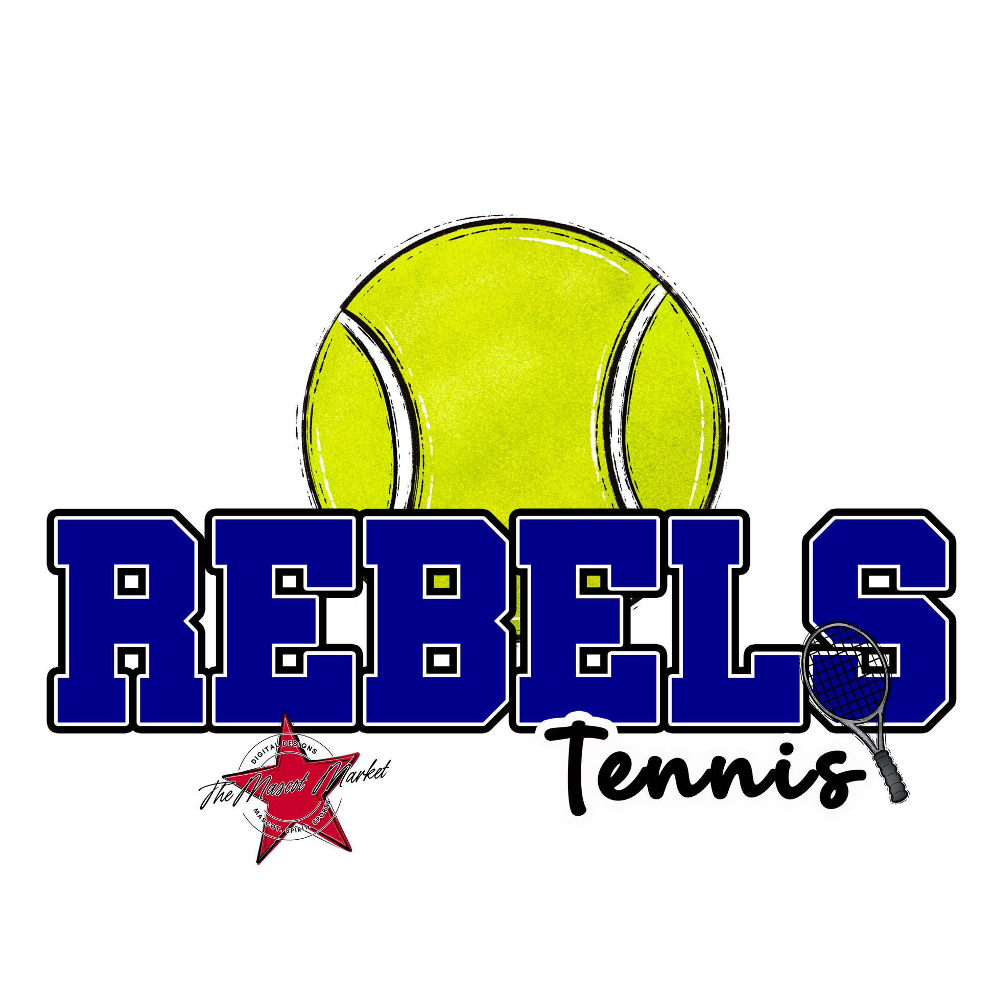 Rebels Varsity Tennis-Blue