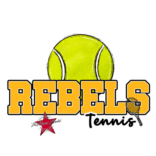 Rebels Varsity Tennis-Yellow