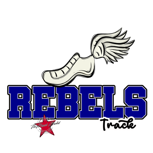 Rebels Varsity Track-Blue