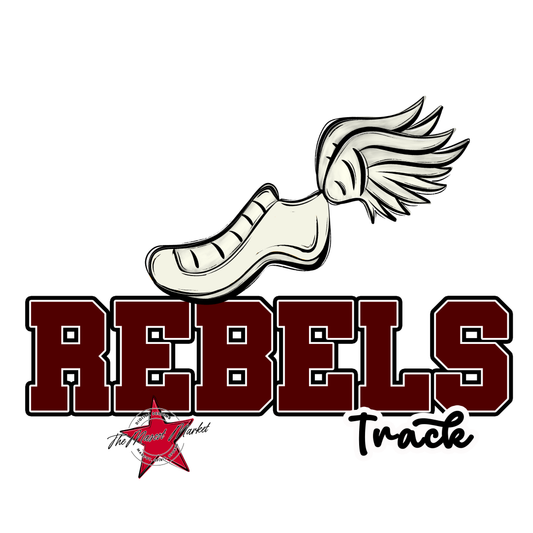Rebels Varsity Track-Maroon