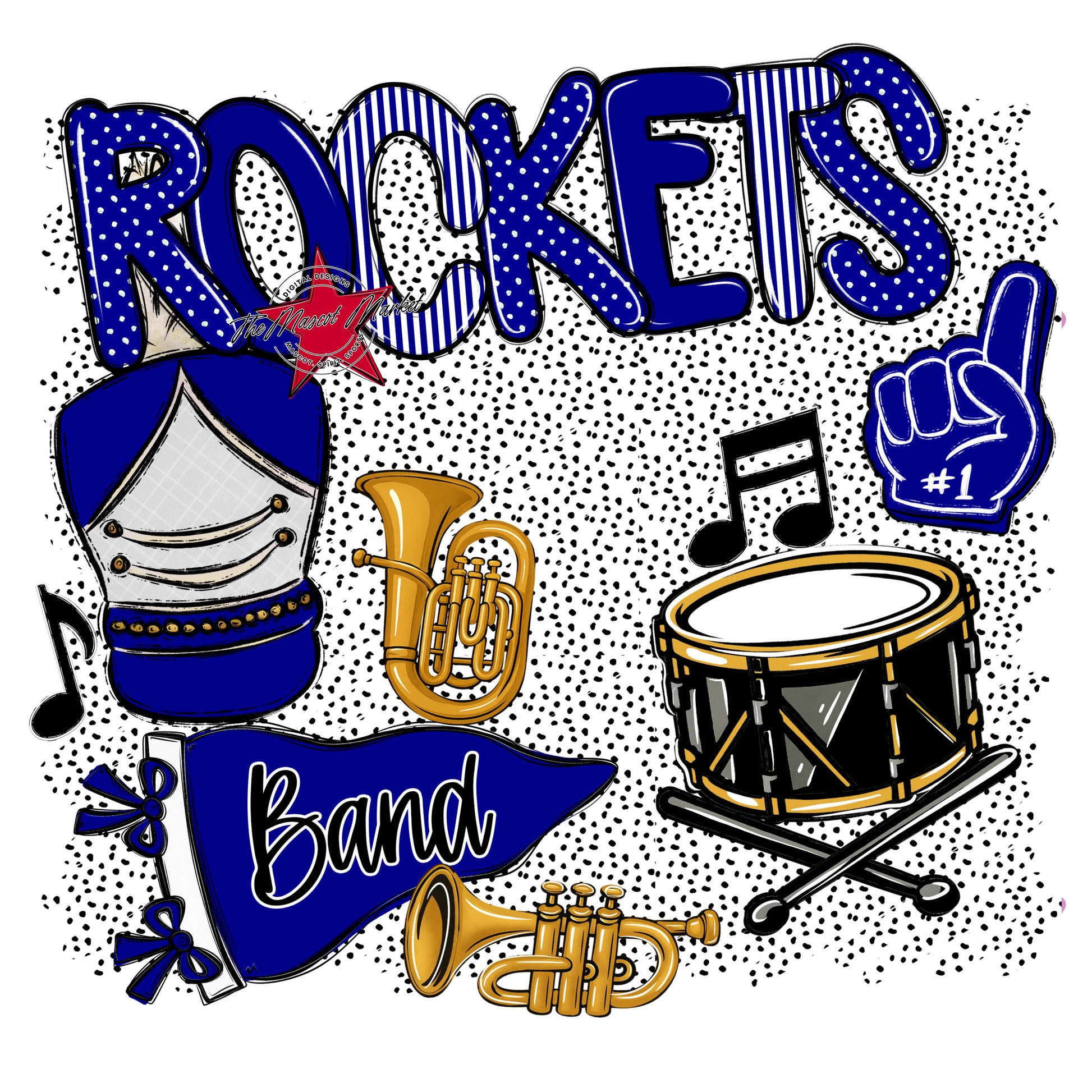 Rockets Band Spirit-Blue