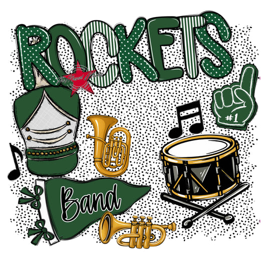 Rockets Band Spirit-Green