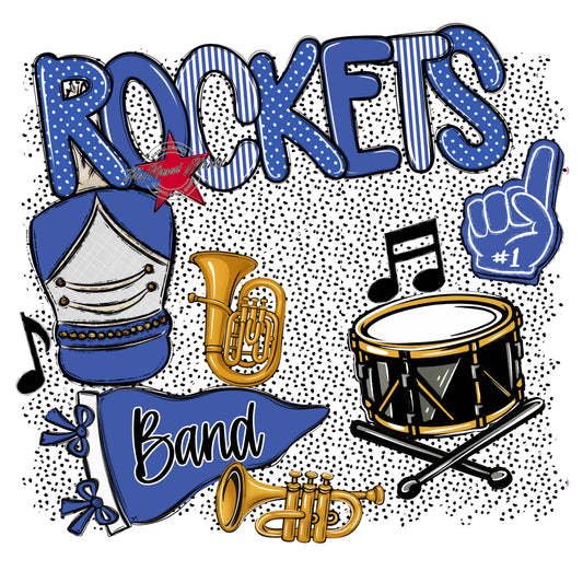 Rockets Band Spirit-Off Blue