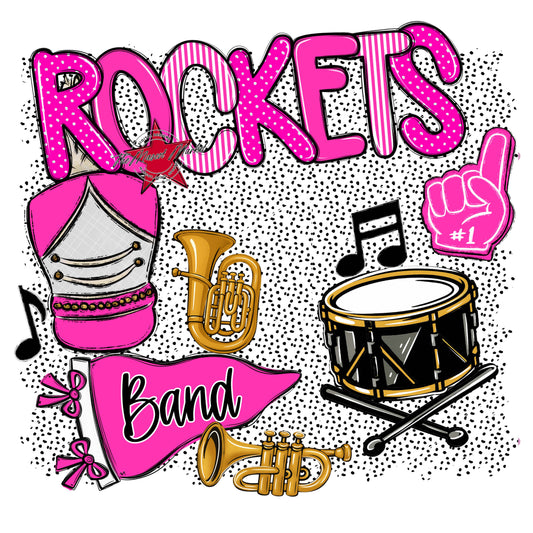 Rockets Band Spirit-Pink