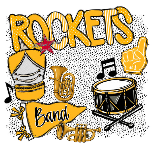 Rockets Band Spirit-Yellow