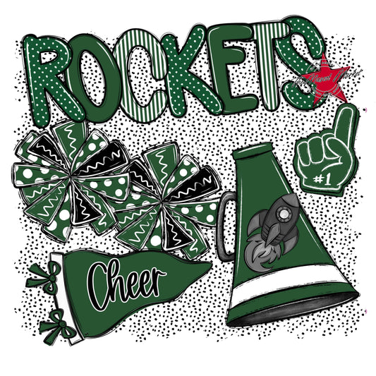 Rockets Cheer Spirit-Green