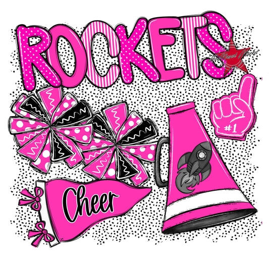 Rockets Cheer Spirit-Pink