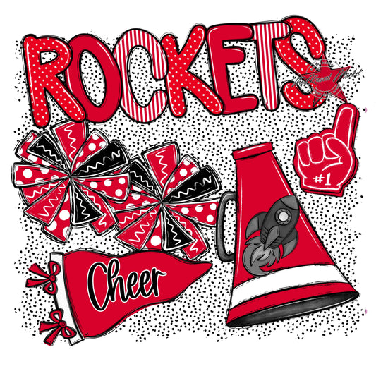 Rockets Cheer Spirit-Red