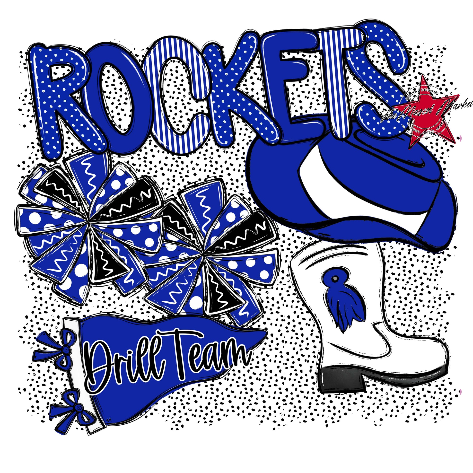 Rockets Drillteam Spirit-Royal Blue