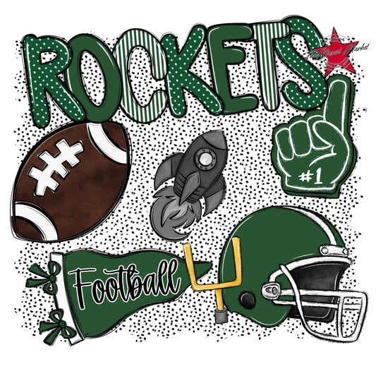 Rockets Football Spirit-Green