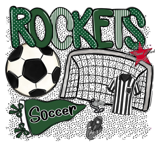 Rockets Soccer Spirit-Green