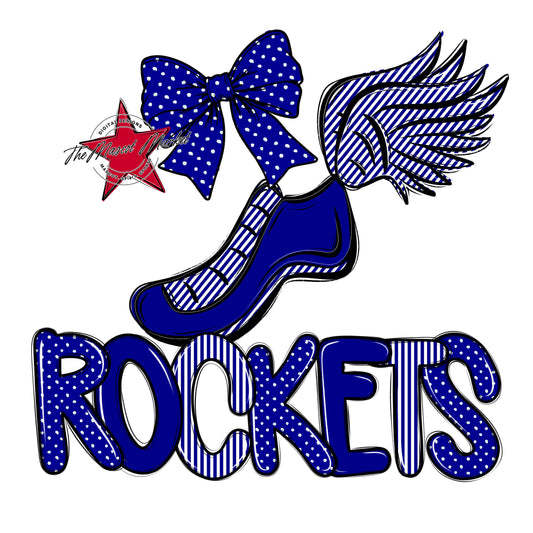 Rockets Track Spirit Design-Blue