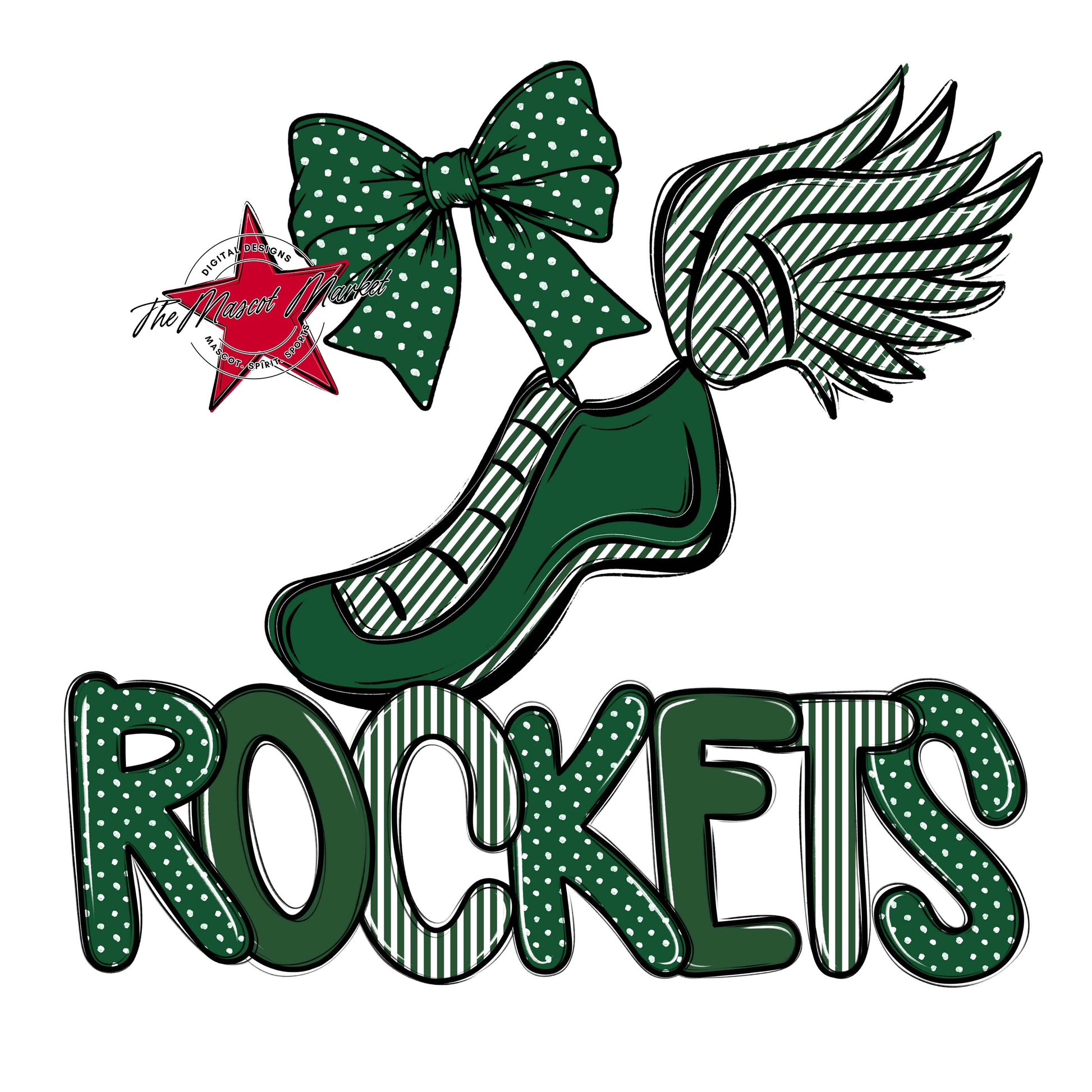 Rockets Track Spirit Design-Green